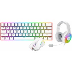PACK GAMING REDRAGON Dragonborn K630W Tastiera meccanica USB Mouse USB Griffin M607W