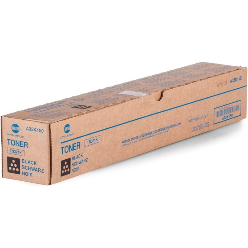 TONER ORIGINALE KONICA MINOLTA BIZHUB C224 TN-321K NERO A33K150