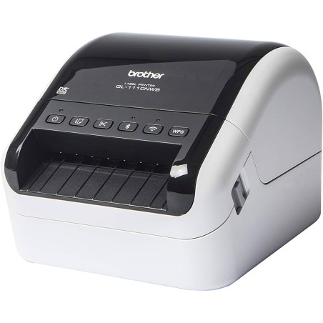 STAMPANTE TERMICA PROFESSIONALE PER ETICHETTE BROTHER QL-1110NWBC WiFi e scheda di rete integrata QL1110NWBcZX1