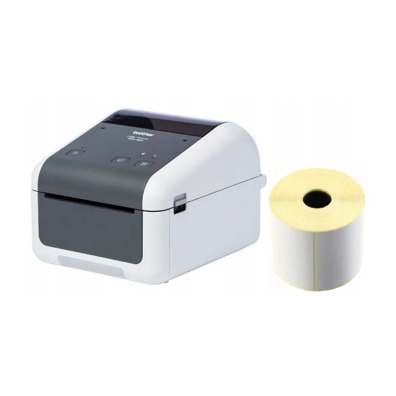 STAMPANTE TERMICA PROFESSIONALE PER ETICHETTE E TICKET USB BROTHER TD4210D TD4210DXX1