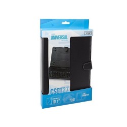 CUSTODIA UNIVERSALE PER TABLET 3GO CSGT27 + TASTIERA USB NERA