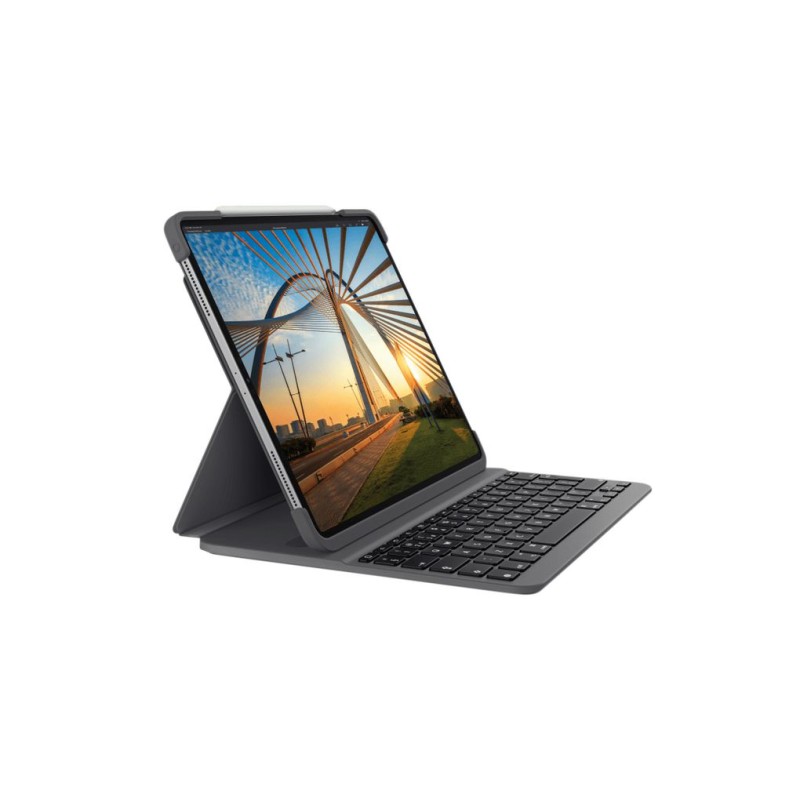 Custodia Logitech Slim Folio Pro con tastiera Bluetooth retroilluminata per iPad Pro 1a e 2a generazione 11"