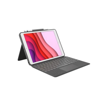 Custodia Logitech Slim Folio Pro con tastiera Bluetooth retroilluminata per iPad 7a e 8a generazione 10.2"