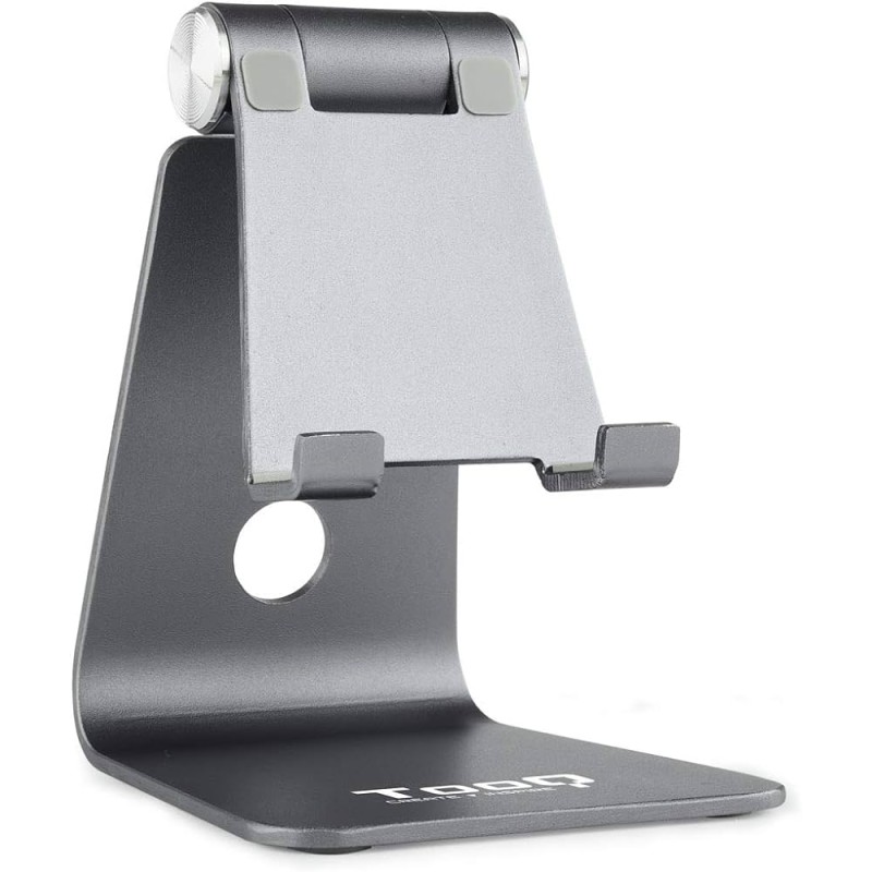 Supporto da tavolo per tablet Tooq - 3 posizioni - Base antiscivolo - Colore grigio