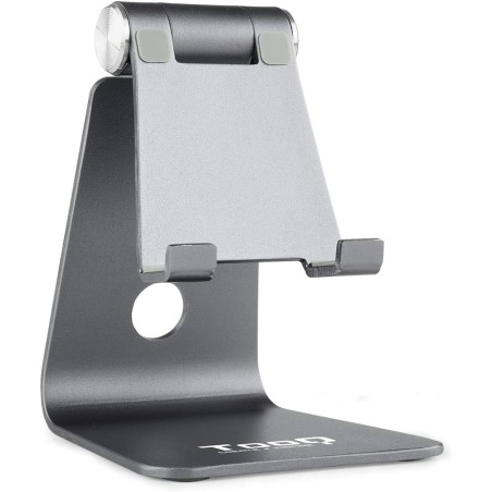Supporto da tavolo per tablet Tooq - 3 posizioni - Base antiscivolo - Colore grigio