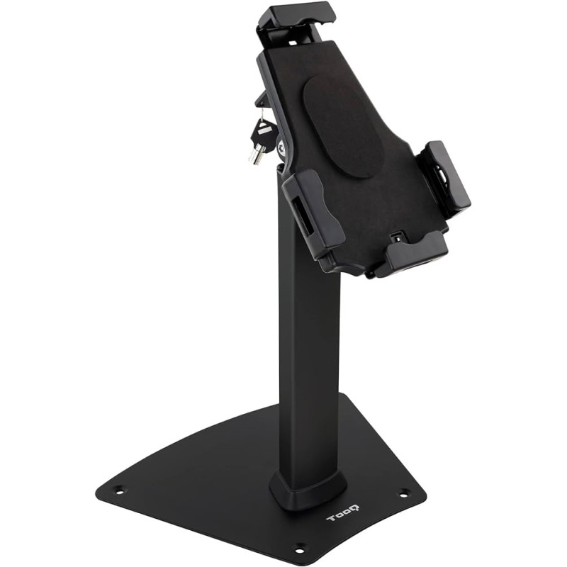 Supporto Tablet regolabile Tooq Professionale Regolabile per Tablet da 7,9" a 10,5" - Include Blocco Antifurto