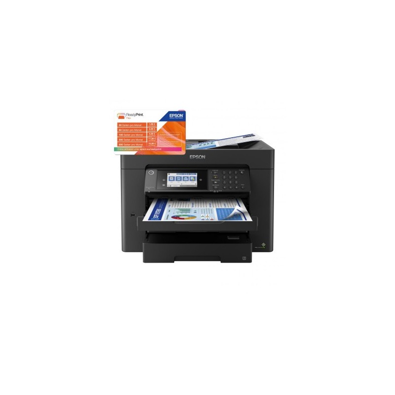STAMPANTE MULTIFUNZIONE INKJET EPSON WORKFORCE WF7840DTWF A3 C11CH67402