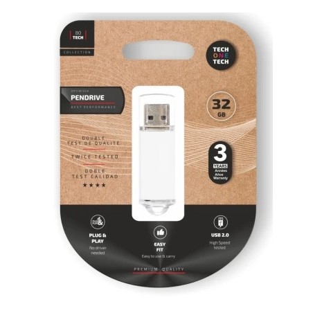 Pendrive TechOneTech Basic USB 2.0 Memoria 32GB TEC3007-32