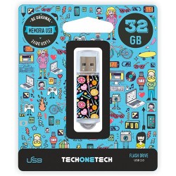 Pendrive TechOneTech Candy Pop Memoria USB 2.0 32 GB TEC4001-32
