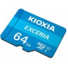Scheda Memoria Kioxia Exceria Micro SDXC 64 GB UHS-I Classe 10 con adattatore LMEX1L064GG2
