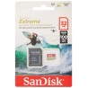 Scheda Memoria Sandisk Extreme Scheda Micro SDHC 32 GB UHS-I U3 A1 Classe 10 100 MB/s + Adattatore SD