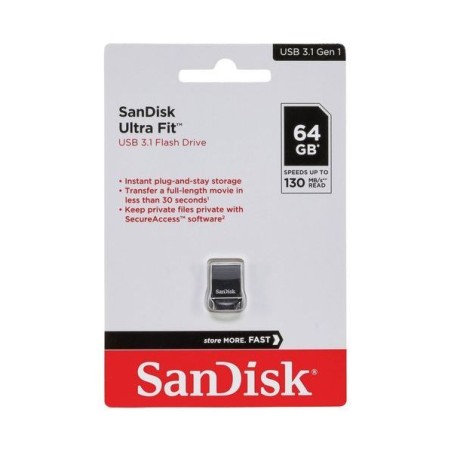 Pendrive flash USB Sandisk Ultra Fit da 64 GB - 3.1 Gen 1 SDCZ430-064G-G46