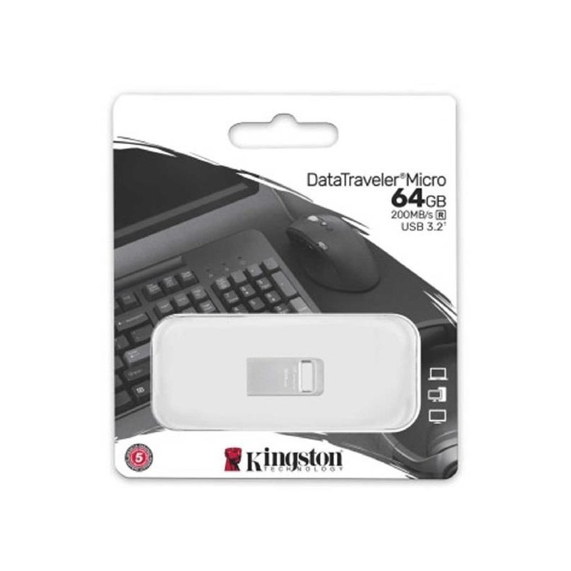 Pendrive Kingston DataTraveler Micro USB Flash Drive 64GB DTMC3G2/64GB USB 3.2 Gen 1