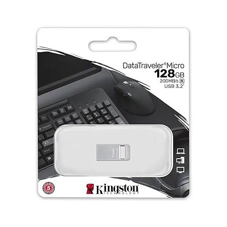 Pendrive Kingston DataTraveler Micro USB Flash Drive 128GB DTMC3G2/128GB USB 3.2 Gen 1