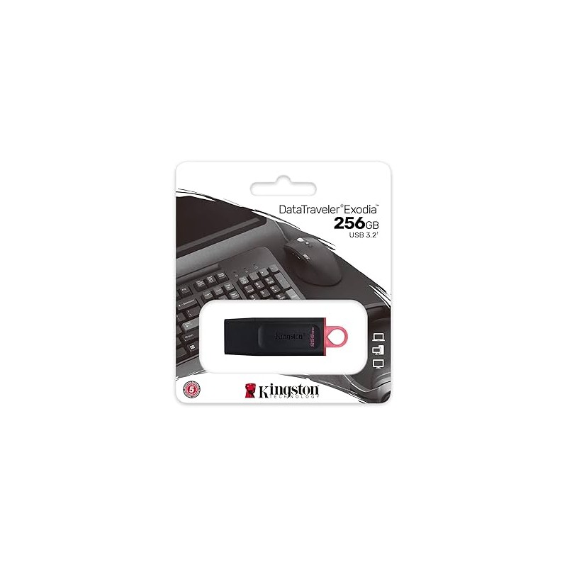 Pendrive Kingston DataTraveler Exodia Chiavetta USB 256GB - USB 3.2 Gen 1 DTX/256GB
