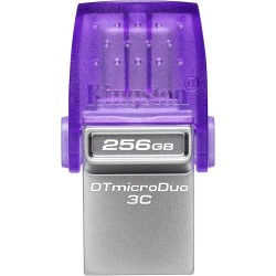 Pendrive Kingston DataTraveler microDuo 3C USB-A + USB-C Memoria 256GB 3.2 Gen 1 DTDUO3CG3/256GB