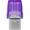 Pendrive Kingston DataTraveler microDuo 3C USB-A + USB-C Memoria 256GB 3.2 Gen 1 DTDUO3CG3/256GB
