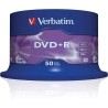 Confezione 50pz Verbatim DVD+R Verbatim 16x 4,7 GB 43550