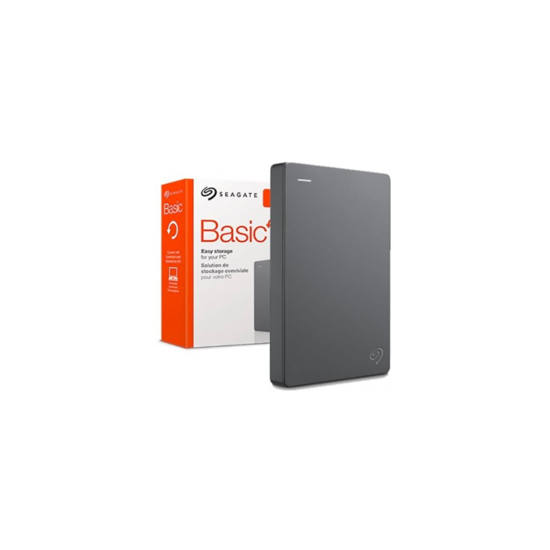 Disco rigido esterno Seagate Basic da 2 TB, 2,5", USB 3.2 Gen 1, colore argento STJL2000400