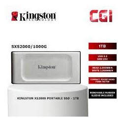Disco rigido esterno Kingston XS2000 solido SSD da 1 TB USB 3.2 SXS2000/1000G