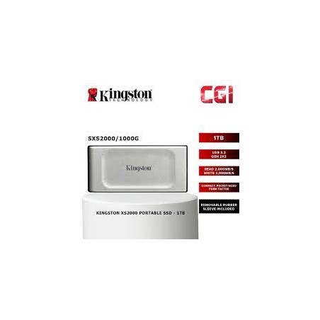 Disco rigido esterno Kingston XS2000 solido SSD da 1 TB USB 3.2 SXS2000/1000G