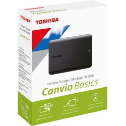Disco rigido esterno Toshiba Canvio Basics 2022 da 2,5" 4TB USB 3.2 HDTB540EK3CA