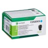 TONER ORIGINALE LEXMARK C2325 MC2325 C2320C0 CIANO 1K