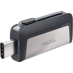 Pendrive Sandisk Ultra Dual USB-C e USB-A da 128 GB SDDDC2-128G-G46 Lettura fino a 150 MB/s