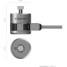 Cavo di sicurezza Aisens con blocco chiave per computer, monitor, laptop - 1,5 m