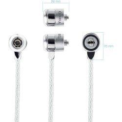 Cavo di sicurezza universale Tooq con chiave per laptop - Acciaio 4,5 mm - Lunghezza 1,50 m