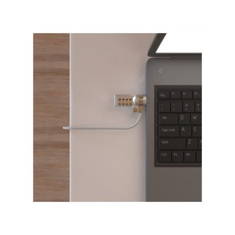 Cavo di sicurezza Aisens con lucchetto a combinazione per computer, monitor, laptop - 1,5 M