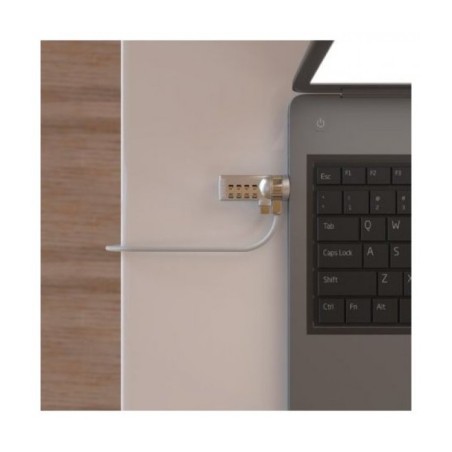 Tooq Cavo di Sicurezza Universale con Combinazione per Laptop - Blocco a 4 Cifre - Acciaio 4.5mm - Lunghezza 1.50m