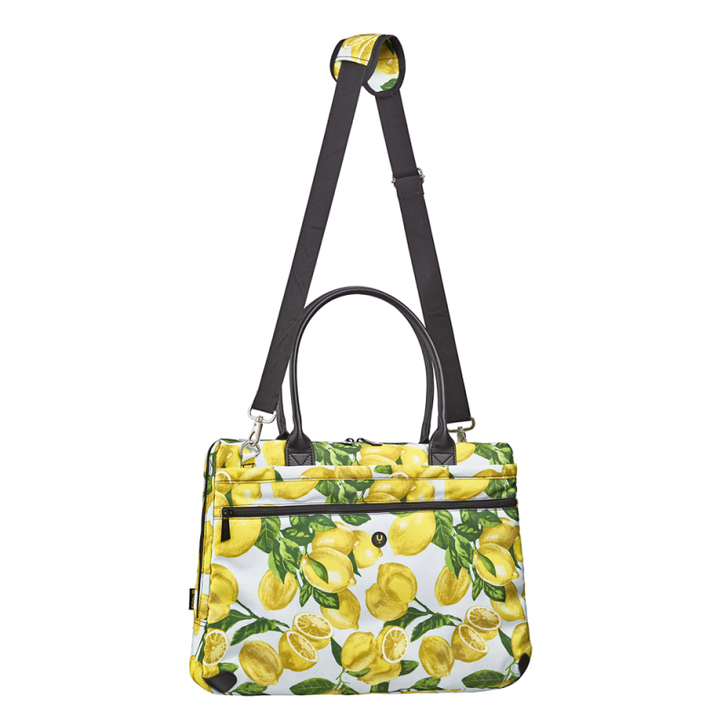 Borsa NGS Stella Lemon Cartella per Laptop fino a 16" Interno Imbottito 3 Tasche Esterne Manici e Tracolla