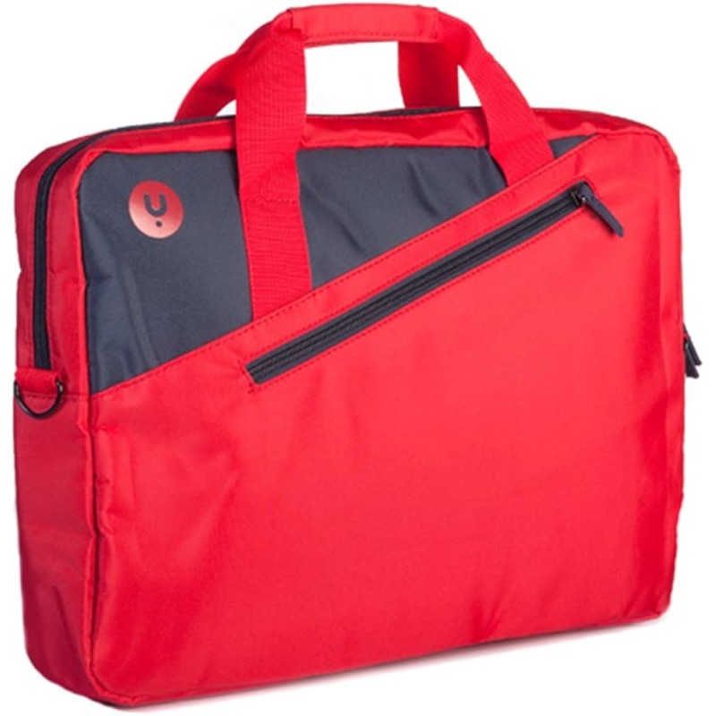 Borsa NGS Ginger Cartella Porta Laptop 15.6" Interno Imbottito 2 Scomparti e Tasca Esterna Colore Rosso
