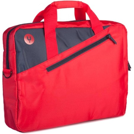 Borsa NGS Ginger Cartella Porta Laptop 15.6" Interno Imbottito 2 Scomparti e Tasca Esterna Colore Rosso