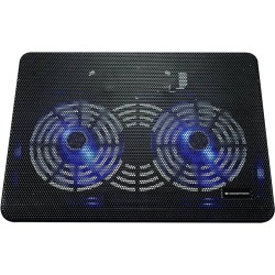 Base di raffreddamento Conceptronic Thana 03 per laptop fino a 15,6" 2 ventole Nero
