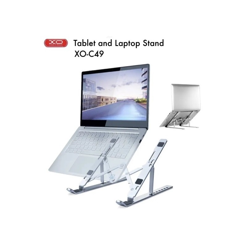 Supporto per laptop XO C49 7 livelli di altezza pieghevole base antiscivolo XOC49