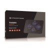 Base di raffreddamento Conceptronic Thana 04 per laptop fino a 15,6" - 4 ventole da 80 mm - Illuminazione LED blu