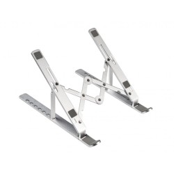 Supporto per laptop Conceptronic 6 livelli Fino a 15,6" Pieghevole Colore alluminio