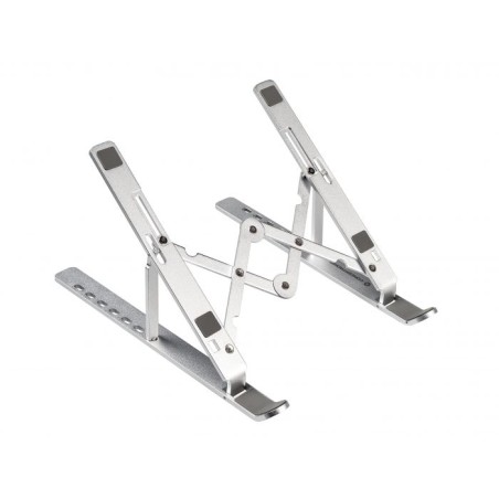 Supporto per laptop Conceptronic 6 livelli Fino a 15,6" Pieghevole Colore alluminio