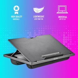 Supporto per laptop NGS fino a 15,6" - Base imbottita - Regolabile in 8 posizioni