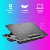 Supporto per laptop NGS fino a 15,6" - Base imbottita - Regolabile in 8 posizioni