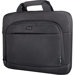 Cartella Trust Sydney ECO per laptop fino a 14" Realizzata con materiali PET riciclati Scomparto esterno Imbottita Colore nero