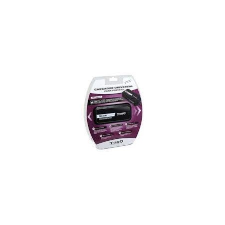 Caricabatterie Universale per Laptop Tooq 90W USB 12 Adattatori Voltaggio 15-24V