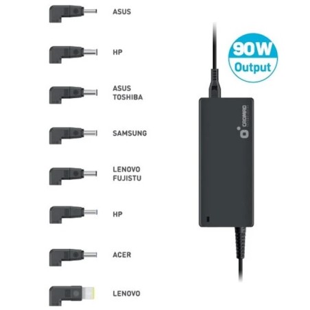 Caricabatterie universale APPROX USB-C per laptop da 45 W circa Nero