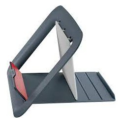 Supporto per laptop regolabile Leitz Ergo Cozy Design ergonomico Altezza regolabile Colore grigio velluto