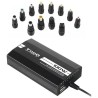 Tooq Caricatore Universale per Laptop 100W USB 12 Adattatori Voltaggio 12-24V Indicatore LED