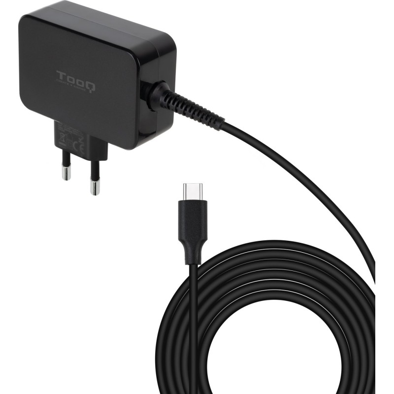 Caricatore universale per laptop Tooq USB-C da 90 W - Compatibile con PD - Cavo da 1,80 m