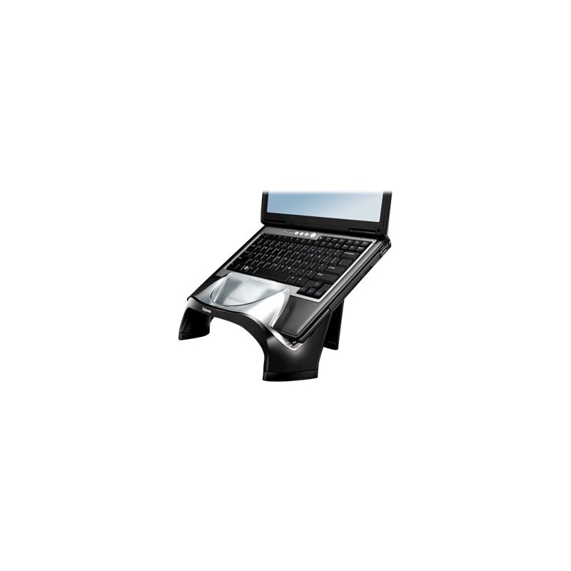 Supporto per laptop Fellowes con 4 porte USB Scomparto per accessori 3 regolazioni in altezza Peso massimo 6 kg