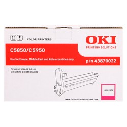 GRUPPO TAMBURO ORIGINALE OKI 43870022 C5950 C5850 MC5650 20K MAGENTA